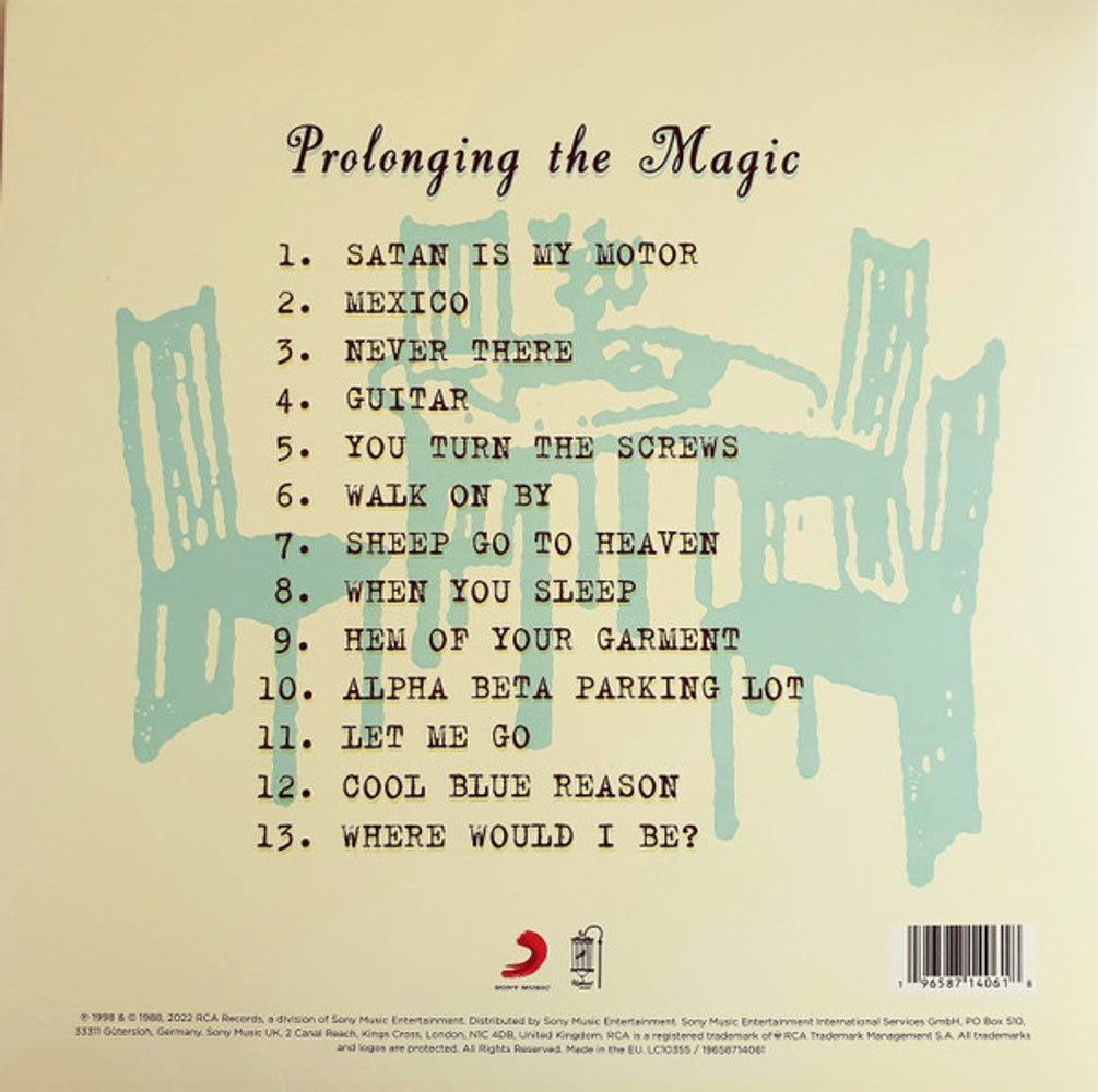 Back Cover: CAKE – Prolonging The Magic Vinyl LP | Relix