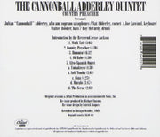 Back Cover: Cannonball Adderley Quintet – Country Preacher: Live at Operation Breadbasket CD | Relix