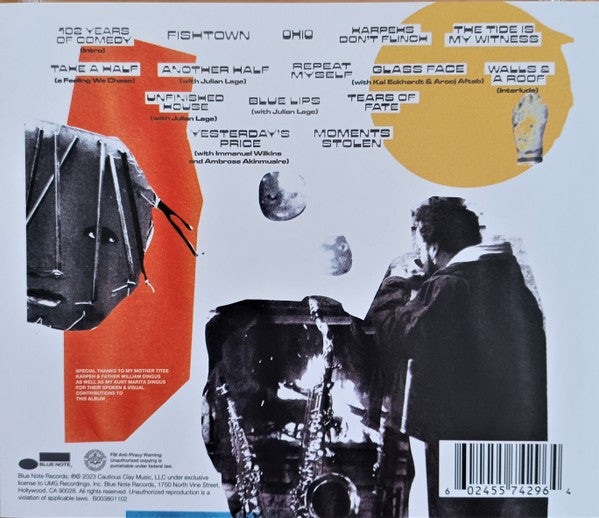 Back Cover: Cautious Clay – Karpeh Vinyl LP | Relix