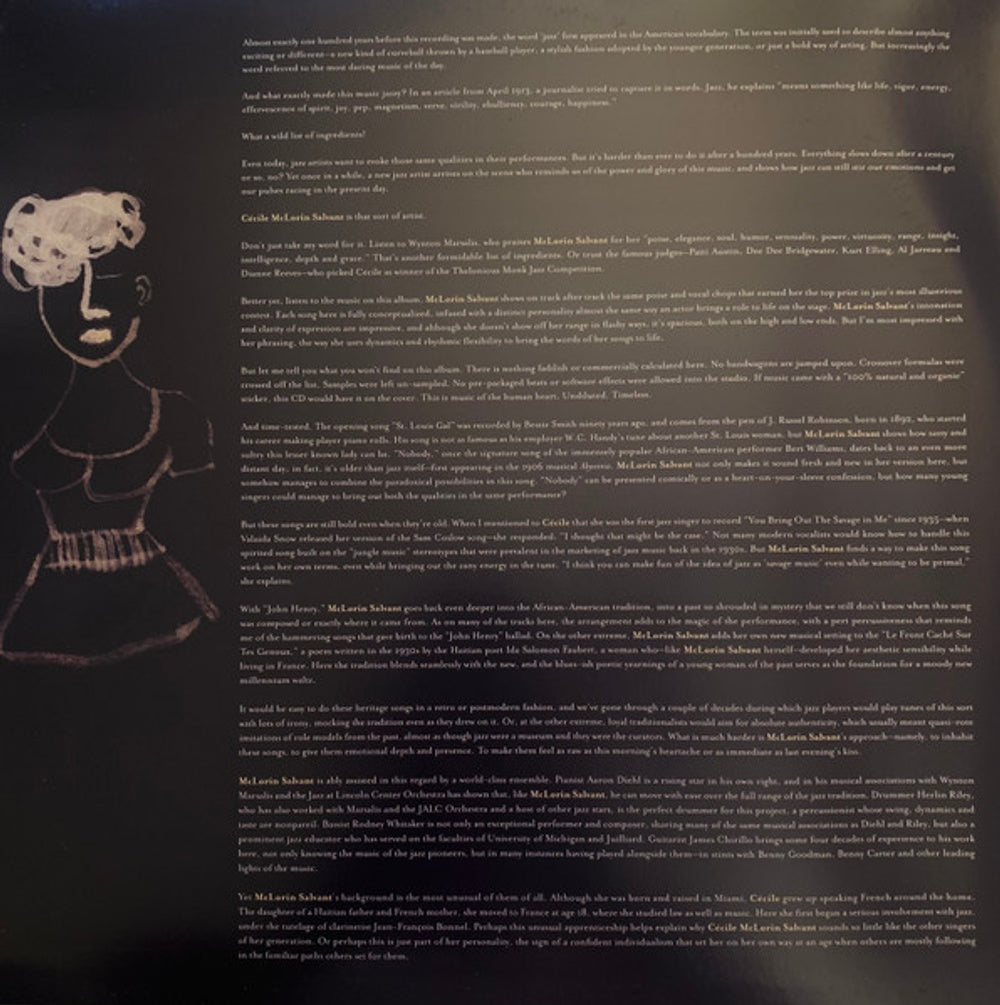 Back Cover: Cecile McLorin Salvant – Womanchild Vinyl LP | Relix