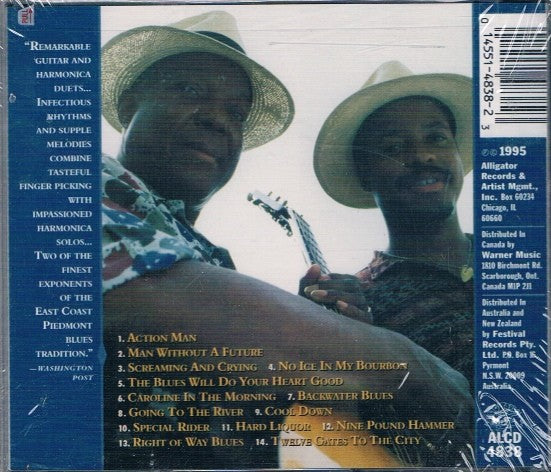 Back Cover: Cephas/Wiggins – Cool Down CD | Relix