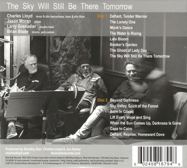 Back Cover: Charles Lloyd – The Sky Will Still Be There Tomorrow CD | Relix
