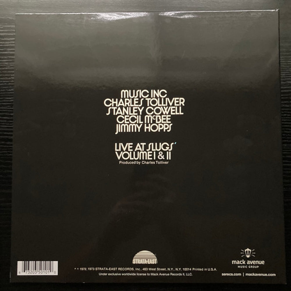 Back Cover: Charles Tolliver – Live At Slugs' Volume I & Ii (180 Gram LP Vinyl) Vinyl LP | Relix