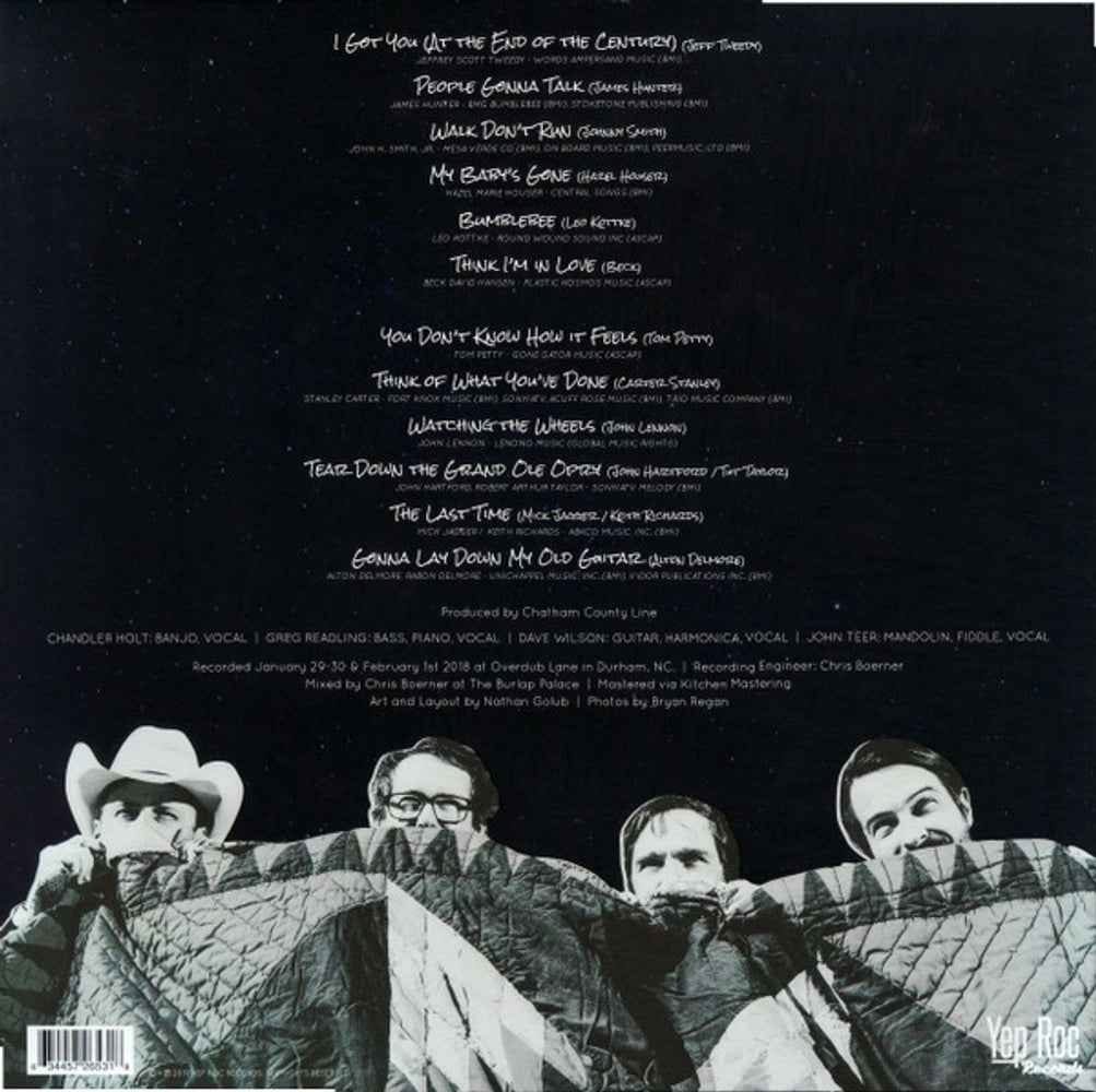 Back Cover: Chatham County Line – Sharing The Covers Vinyl LP | Relix
