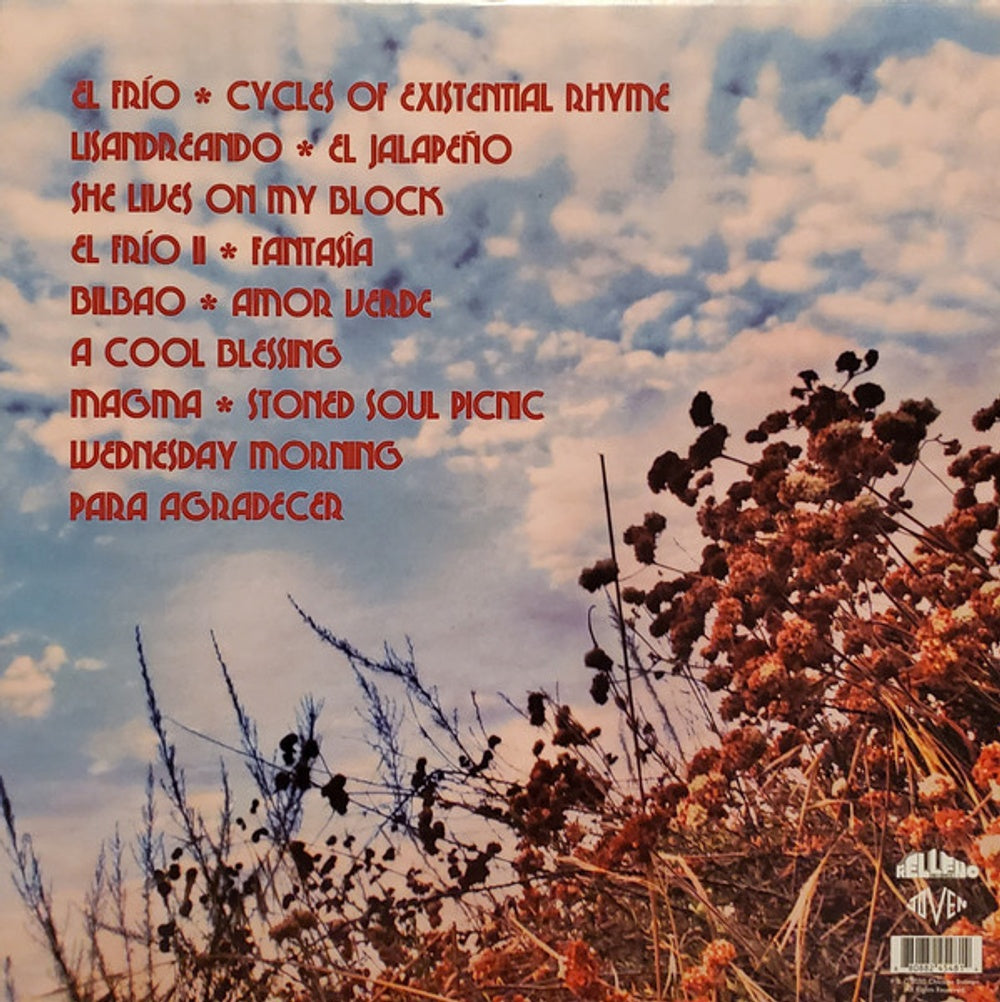 Back Cover: Chicano Batman – Cycles Of Existential Rhyme (Limited Edition Marbled Magma LP Vinyl) Vinyl LP | Relix