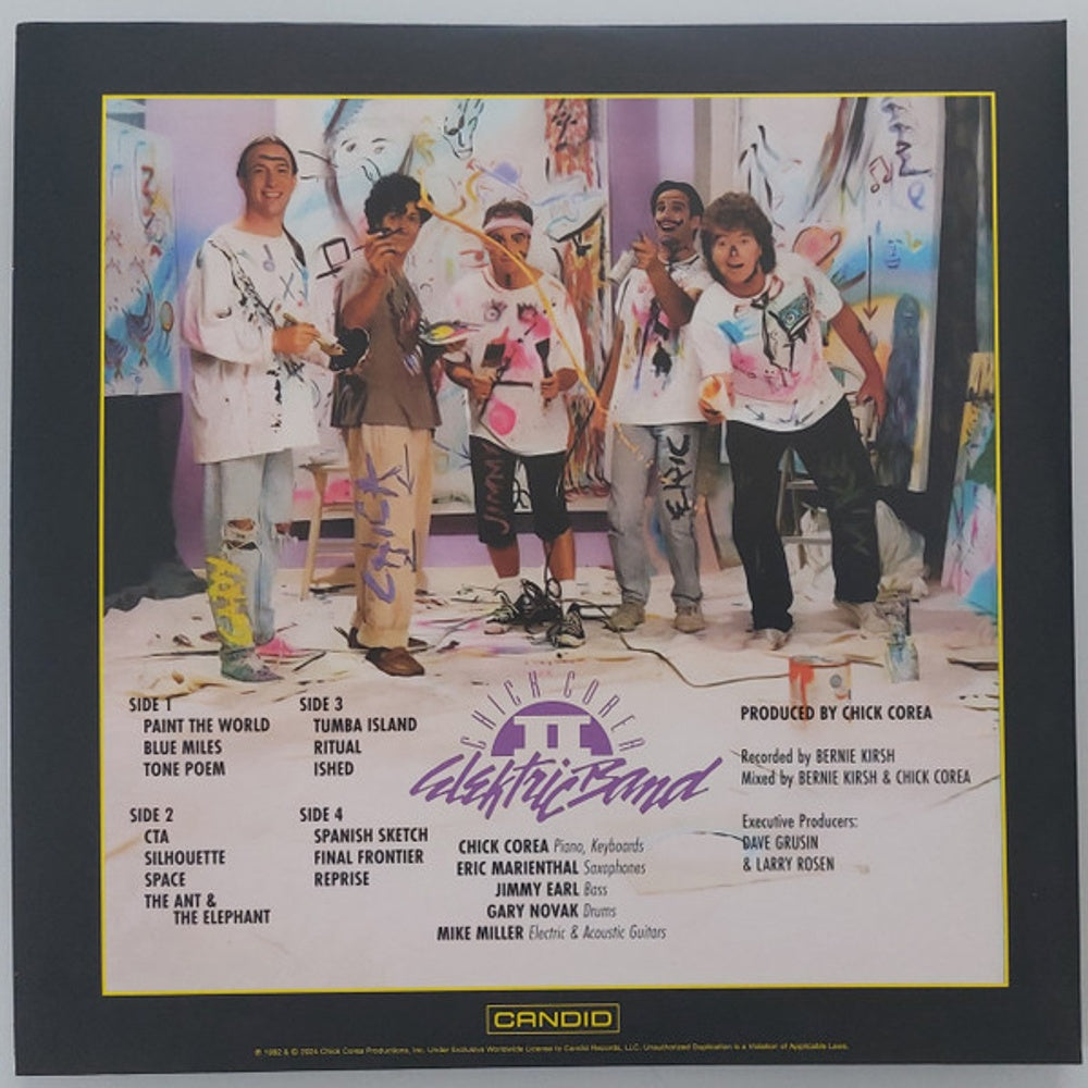 Back Cover: Chick Corea  / Elektric Band Ii – Paint The World (Deluxe, Gate LP Vinyl) Vinyl LP | Relix