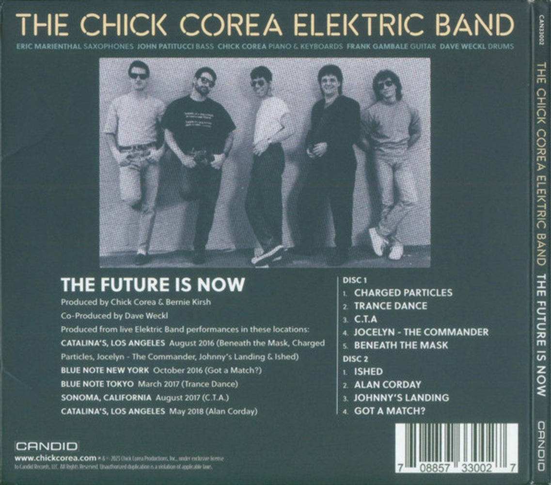 Back Cover: Chick Corea – Future Is Now (Deluxe, With Booklet CD) CD | Relix