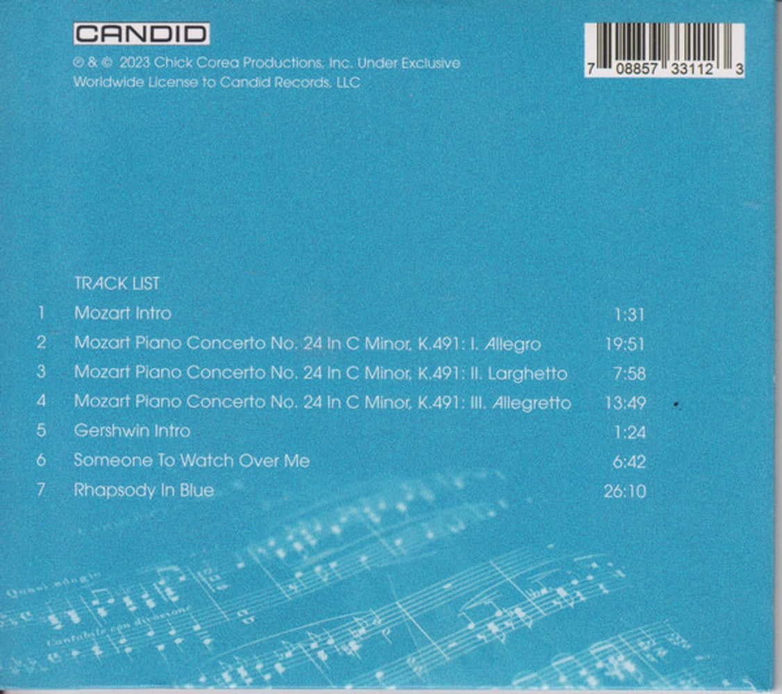 Back Cover: Chick Corea – Sardinia (Digipak CD) CD | Relix
