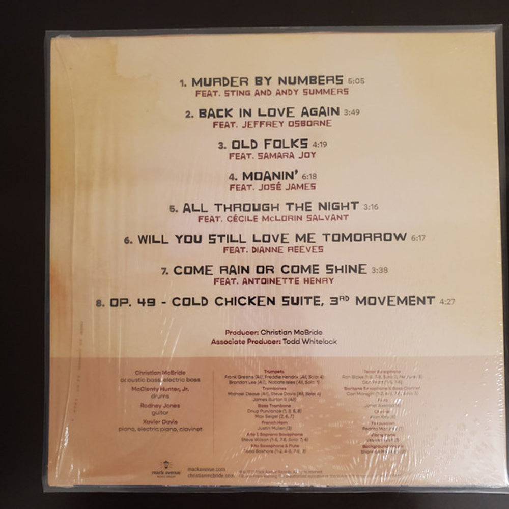 Back Cover: Christian Mcbride  Big Band – Without Further Ado Vol 1 Vinyl LP | Relix