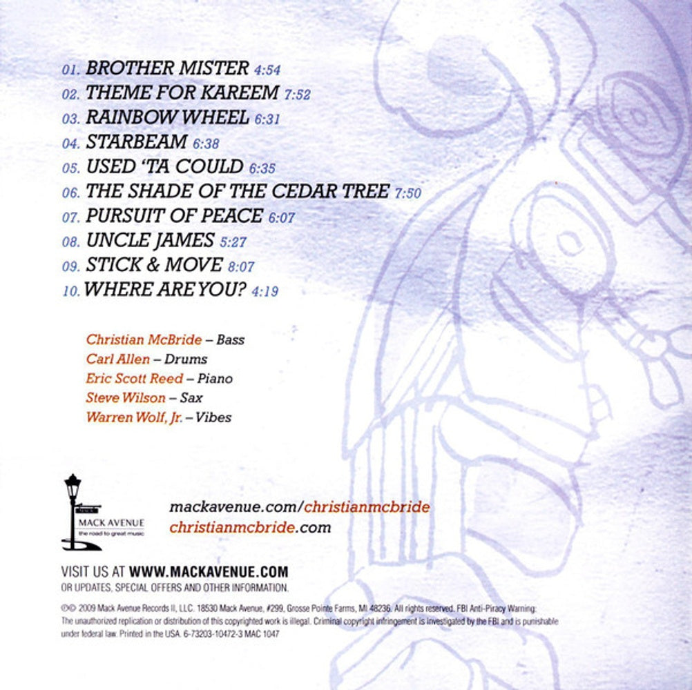 Back Cover: Christian McBride & Inside Straight – Kind of Brown CD | Relix