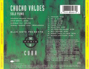 Back Cover: Chucho Valdés – Solo Piano CD | Relix