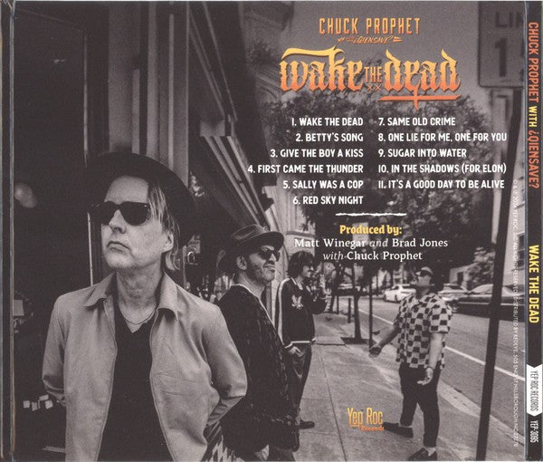 Back Cover: Chuck Prophet – Wake The Dead Vinyl LP | Relix