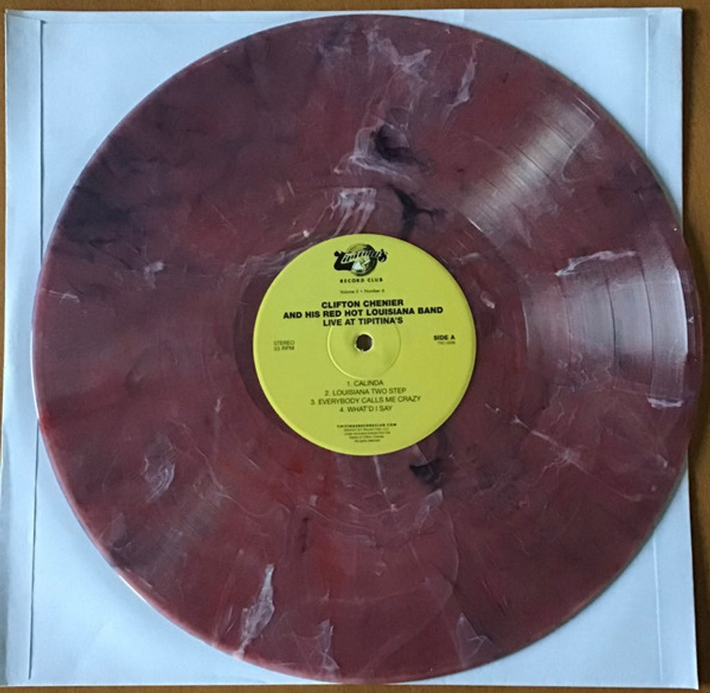 Back Cover: Clifton Chenier – Live At Tipitina's / June 7 1980 - Rusty Marble (LP Vinyl) Vinyl LP | Relix