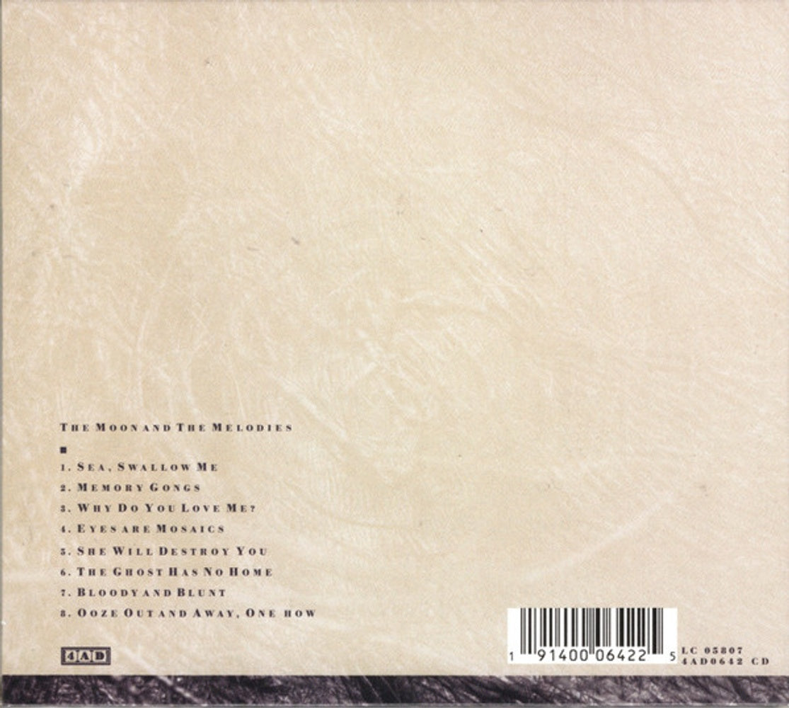 Back Cover: Cocteau Twins and Harold Budd – The Moon and the Melodies CD | Relix