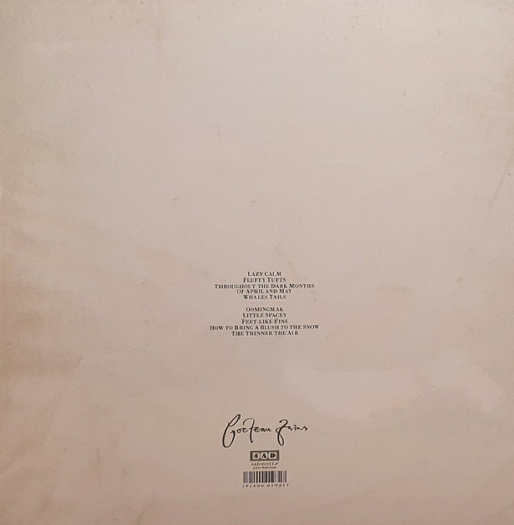 Back Cover: Cocteau Twins – Victorialand (Download Included LP Vinyl) Vinyl LP | Relix