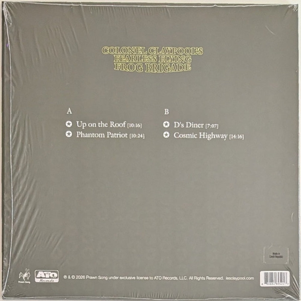 Back Cover: Colonel Claypool's Fearless Flying Frog Brigade – Return of the Live Frogs: Volume 1 (Green LP Vinyl) Vinyl LP | Relix