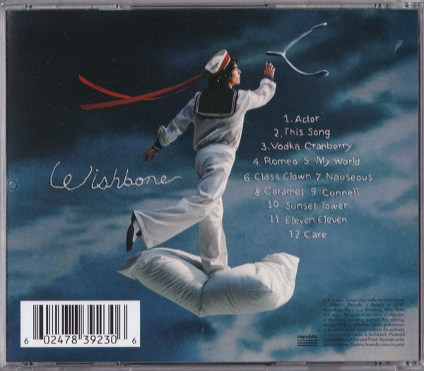 Back Cover: Conan Gray – Wishbone (Not Autographed CD) CD | Relix