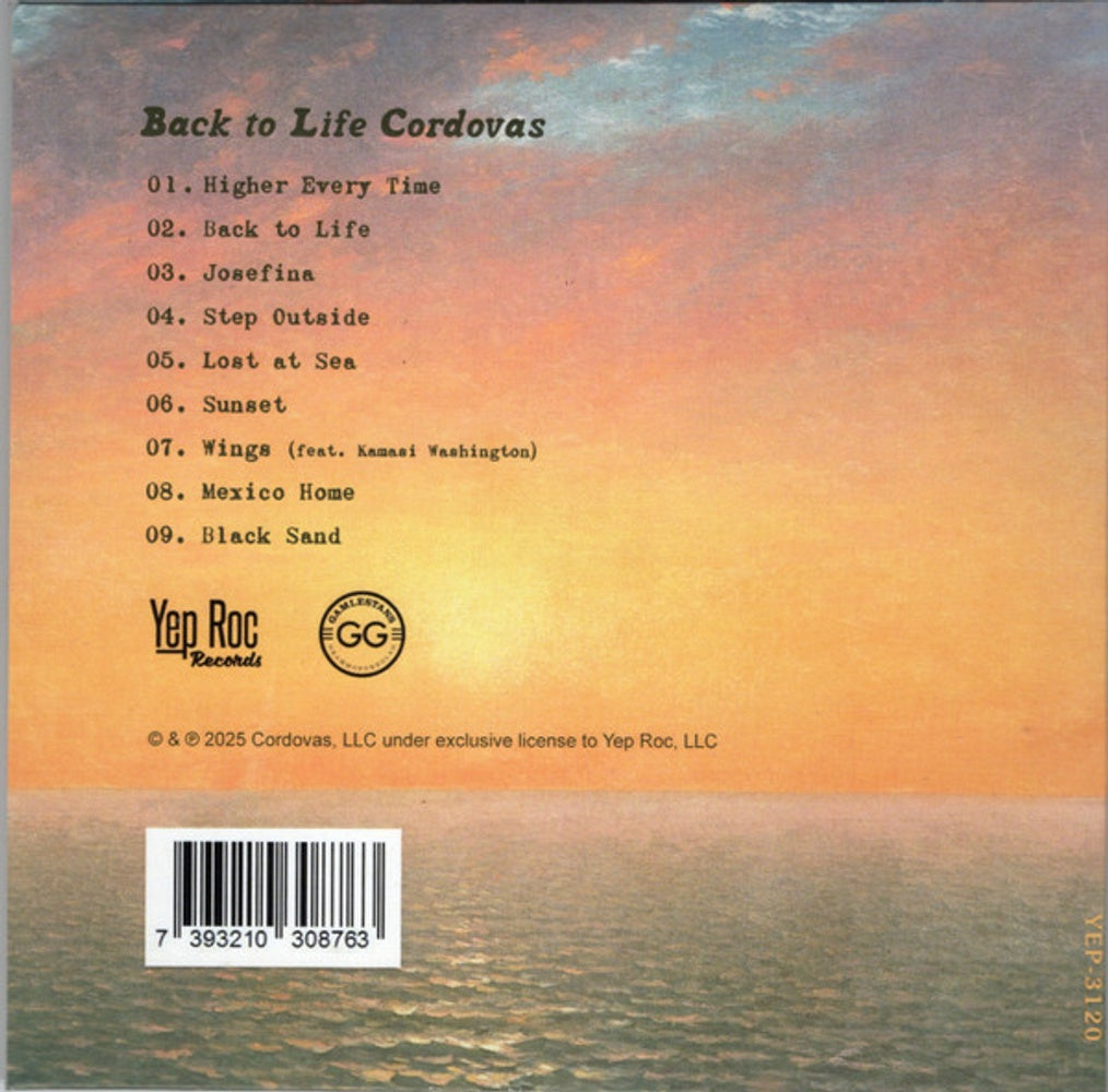 Back Cover: Cordovas – Back To Life CD | Relix