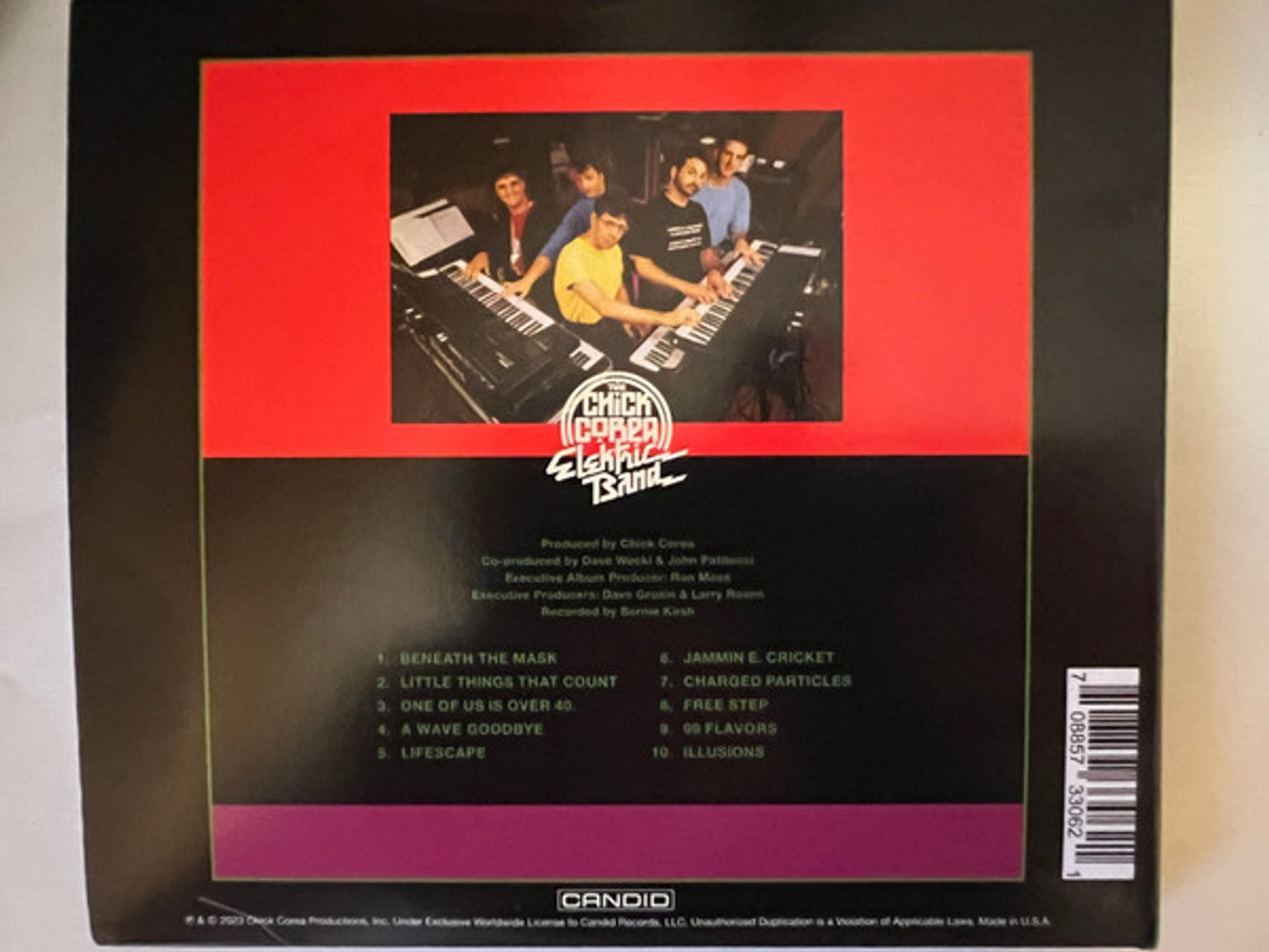 Back Cover: Corea, Chick – Beneath The Mask CD | Relix