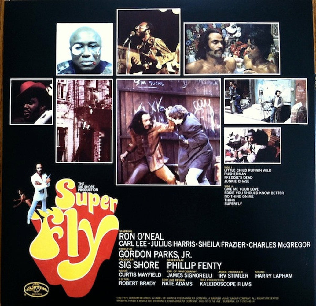 Back Cover: Curtis Mayfield – Superfly Vinyl LP | Relix