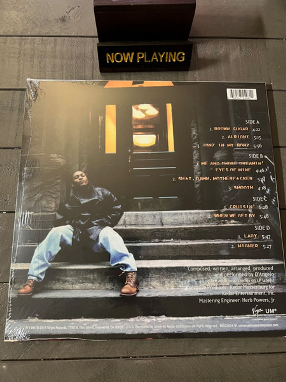 Back Cover: D'Angelo – Brown Sugar (Limited Edition LP Vinyl) Vinyl LP | Relix