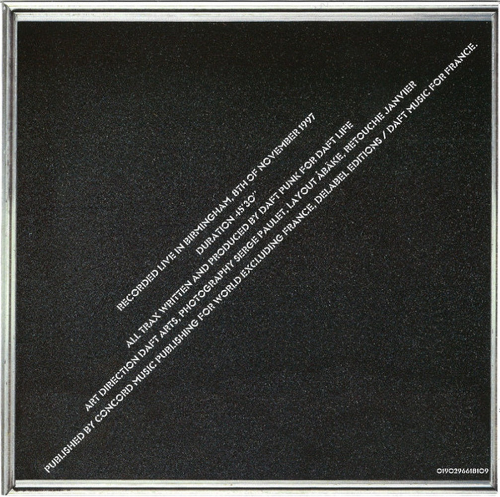 Back Cover: Daft Punk – Alive 1997 CD | Relix