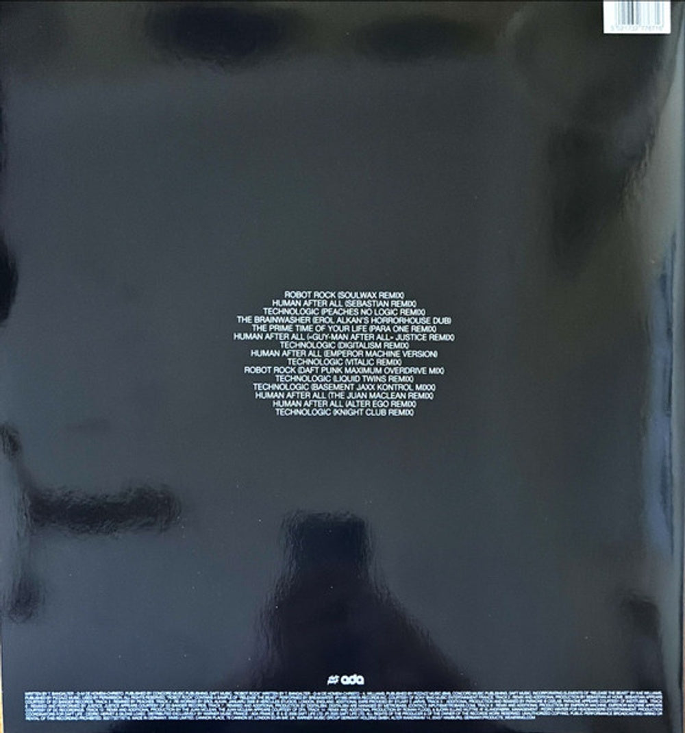 Back Cover: Daft Punk – Human After All (Rmxs LP Vinyl) Vinyl LP | Relix