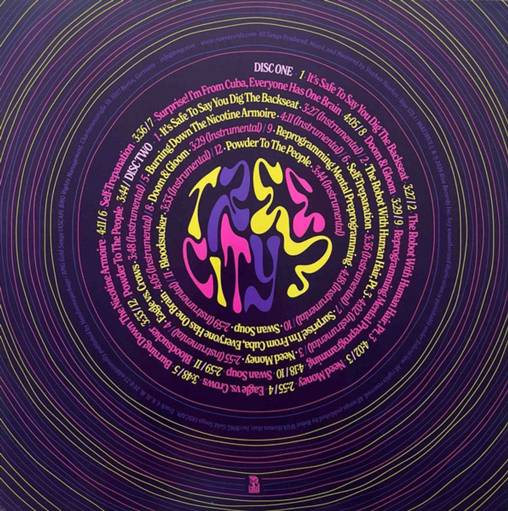 Back Cover: Dance Gavin Dance – Tree City Sessions 3 Vinyl LP | Relix