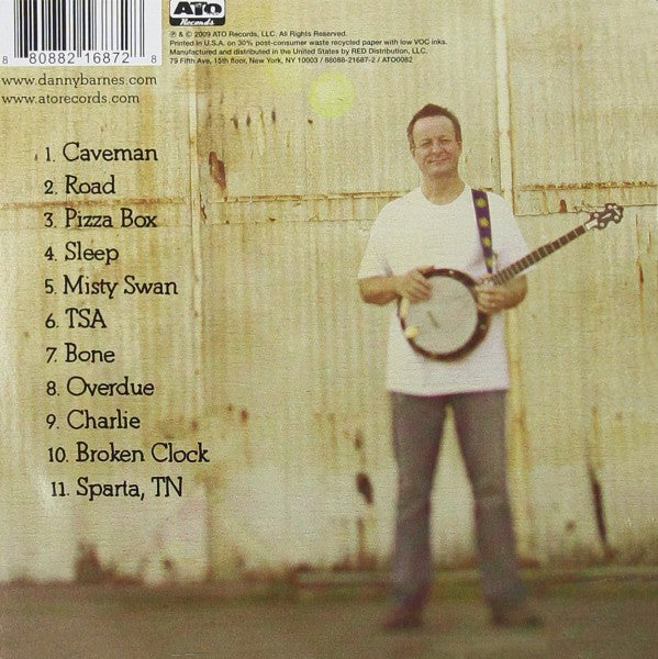 Back Cover: Danny Barnes – Pizza Box CD | Relix