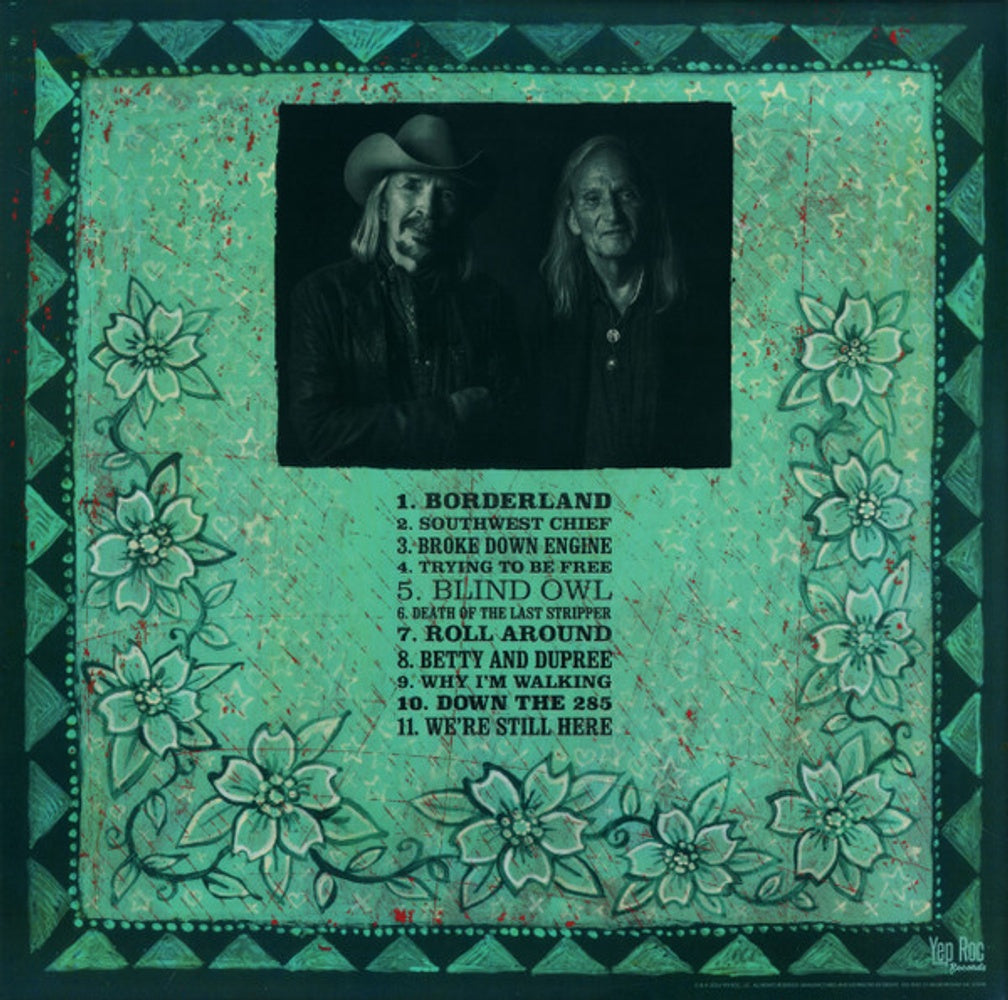 Back Cover: Dave Alvin  / Dale Gilmore,Jimmie – Texicali (Blue, Colored LP Vinyl) Vinyl LP | Relix