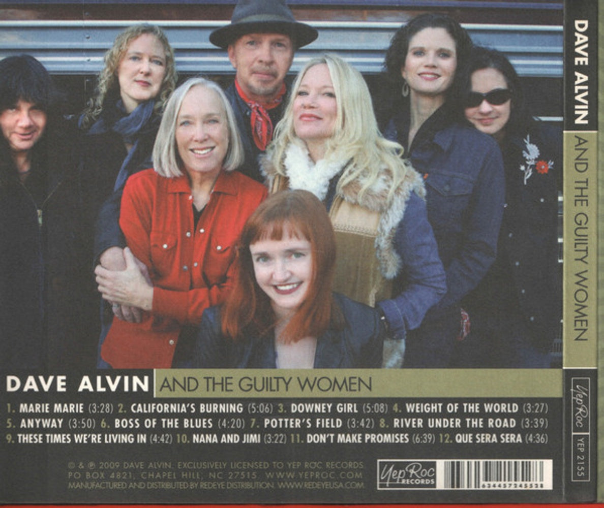Back Cover: Dave Alvin & The Guilty Women – Dave Alvin and The Guilty Women CD | Relix