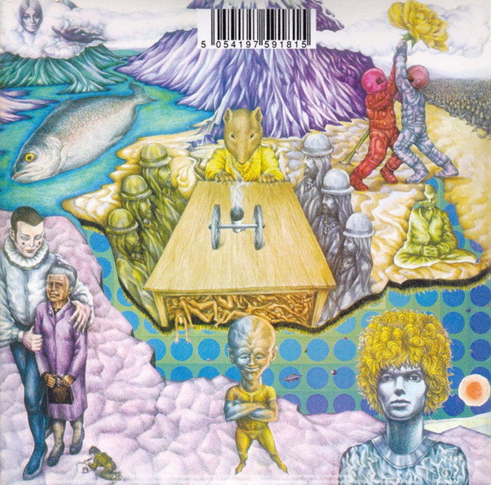Back Cover: David Bowie – David Bowie (Aka Space Oddity, 2015 Remaster CD) CD | Relix