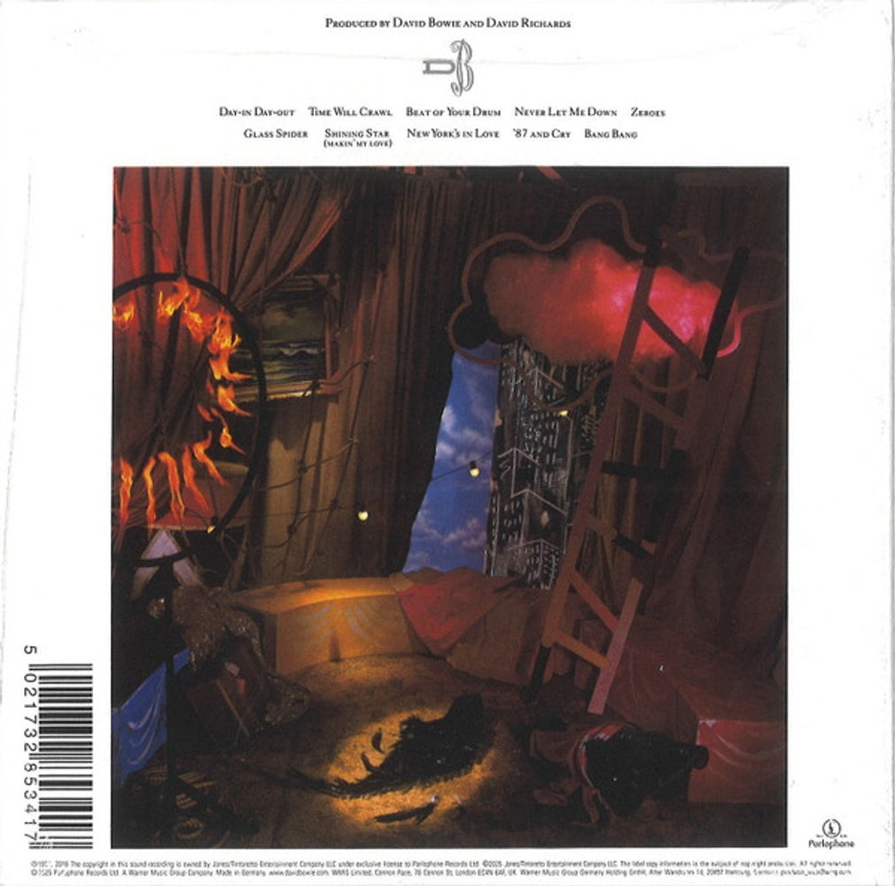 Back Cover: David Bowie – Never Let Me Down (Remastered, Uk CD) CD | Relix