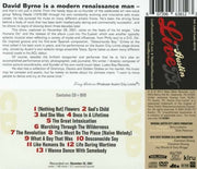 Back Cover: David Byrne – Live From Austin, TX CD | Relix