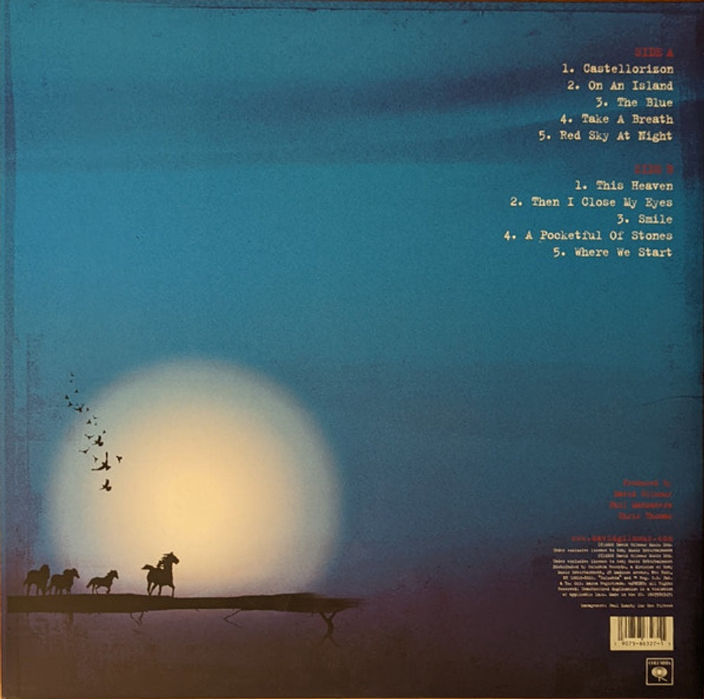 Back Cover: David Gilmour – On An Island Vinyl LP | Relix