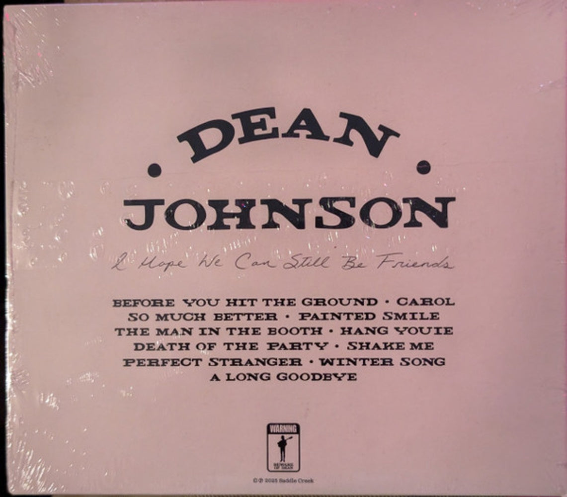 Back Cover: Dean Johnson – I Hope We Can Still Be Friends CD | Relix