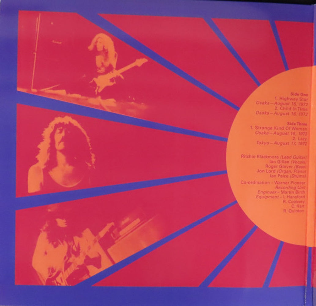 Back Cover: Deep Purple – Made In Japan (Steven Wilson Remix)(Rktbr25) (Bme LP Vinyl) Vinyl LP | Relix