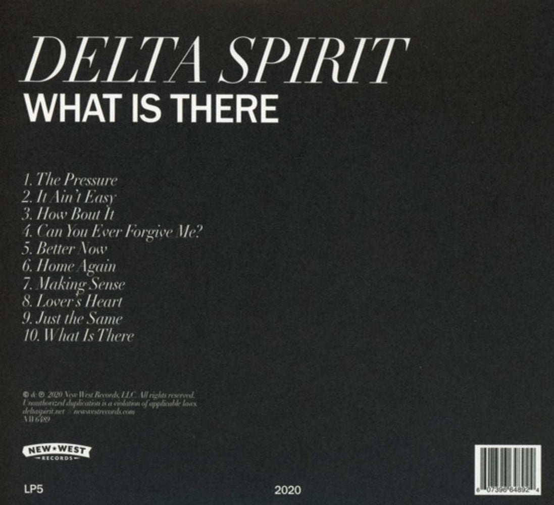 Back Cover: Delta Spirit – What Is There Vinyl LP | Relix