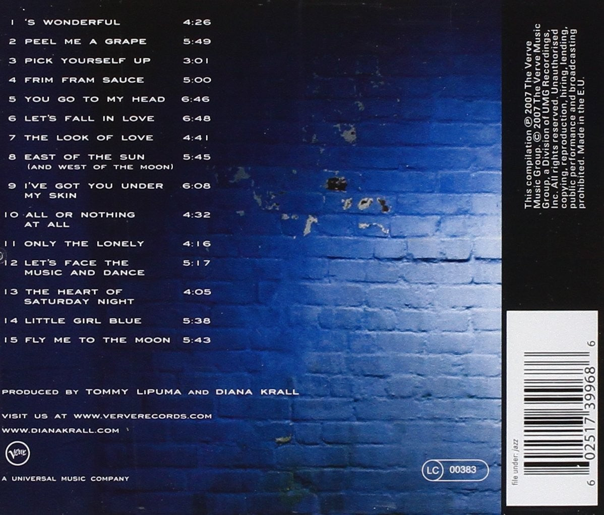 Back Cover: Diana Krall – The Very Best Of CD | Relix