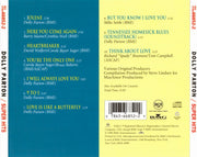Back Cover: Dolly Parton – Super Hits CD | Relix
