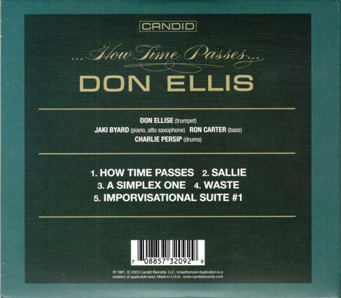 Back Cover: Don Ellis – How Time Passes CD | Relix