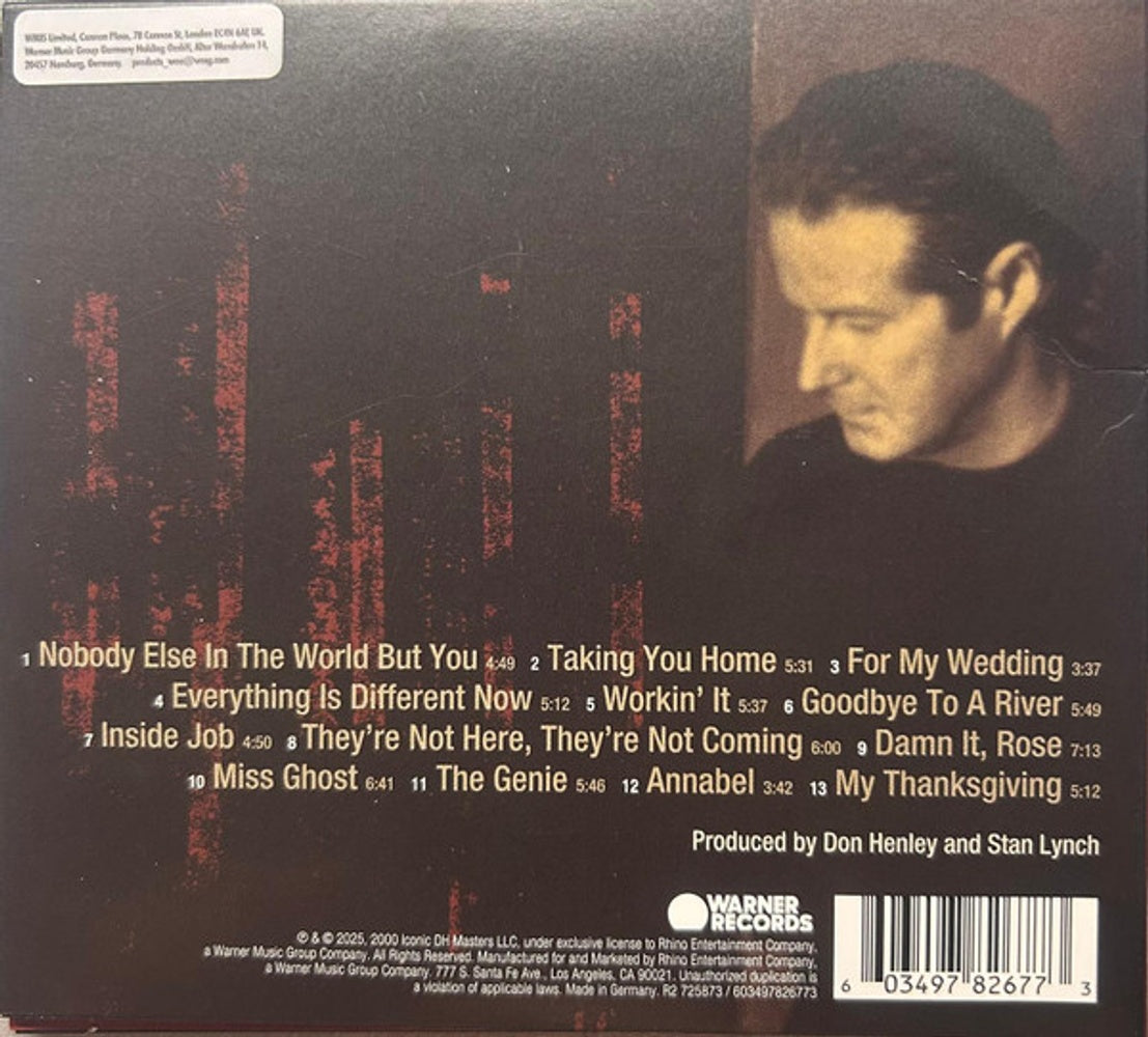Back Cover: Don Henley – Inside Job (Remastered CD) CD | Relix