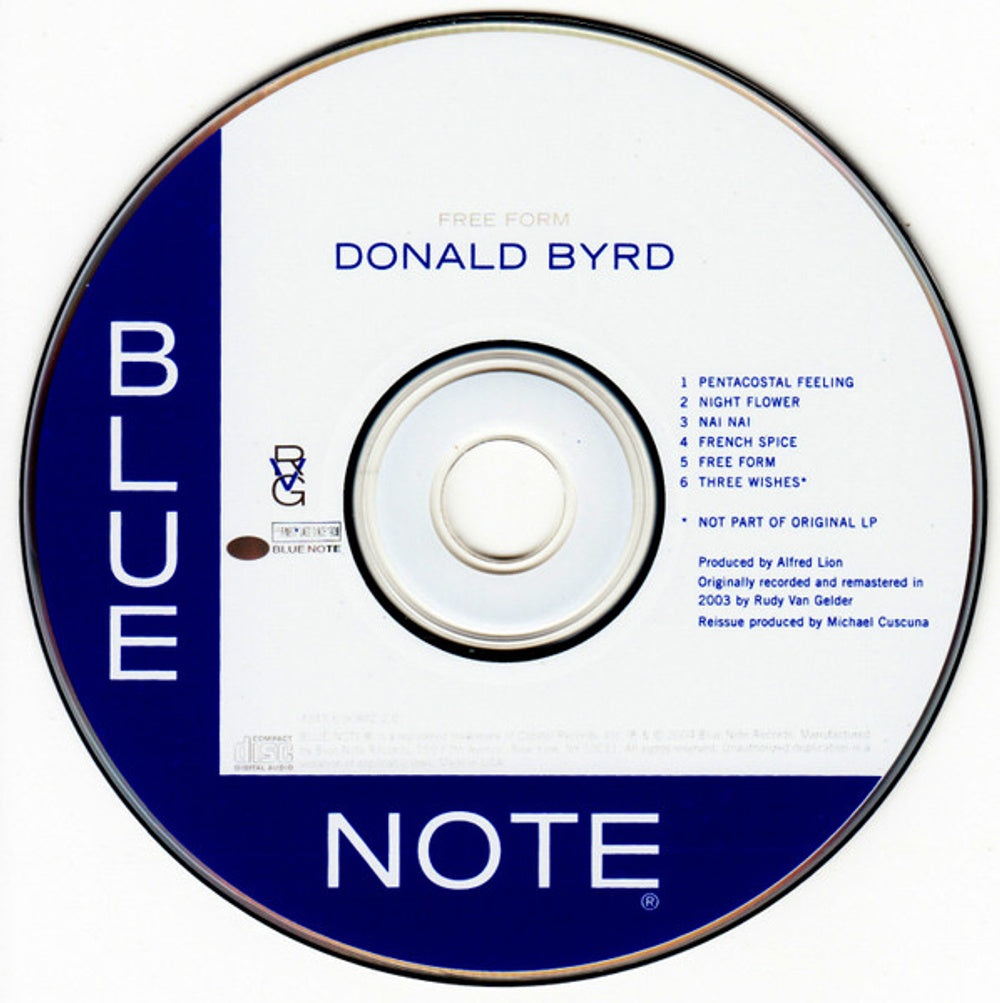 Back Cover: Donald Byrd – Free Form (Bonus Tracks, Remastered CD) CD | Relix
