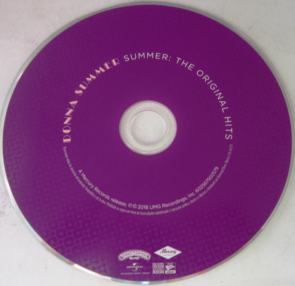 Back Cover: Donna Summer – Summer: The Original Hits (CD) CD | Relix