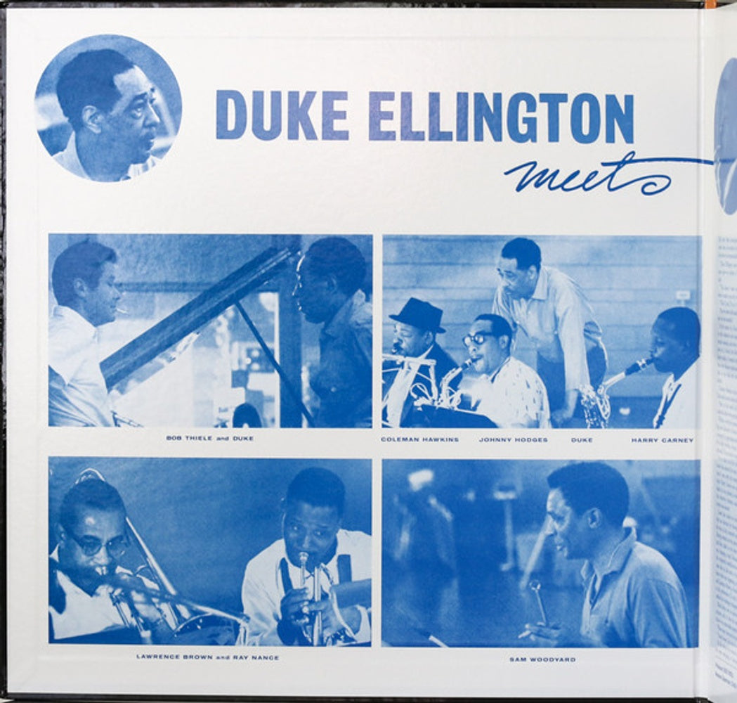 Back Cover: Duke Ellington & Coleman Hawkins – Duke Ellington Meets Coleman Hawkins (Verve Acoustic Sounds Series)[LP] Vinyl LP | Relix