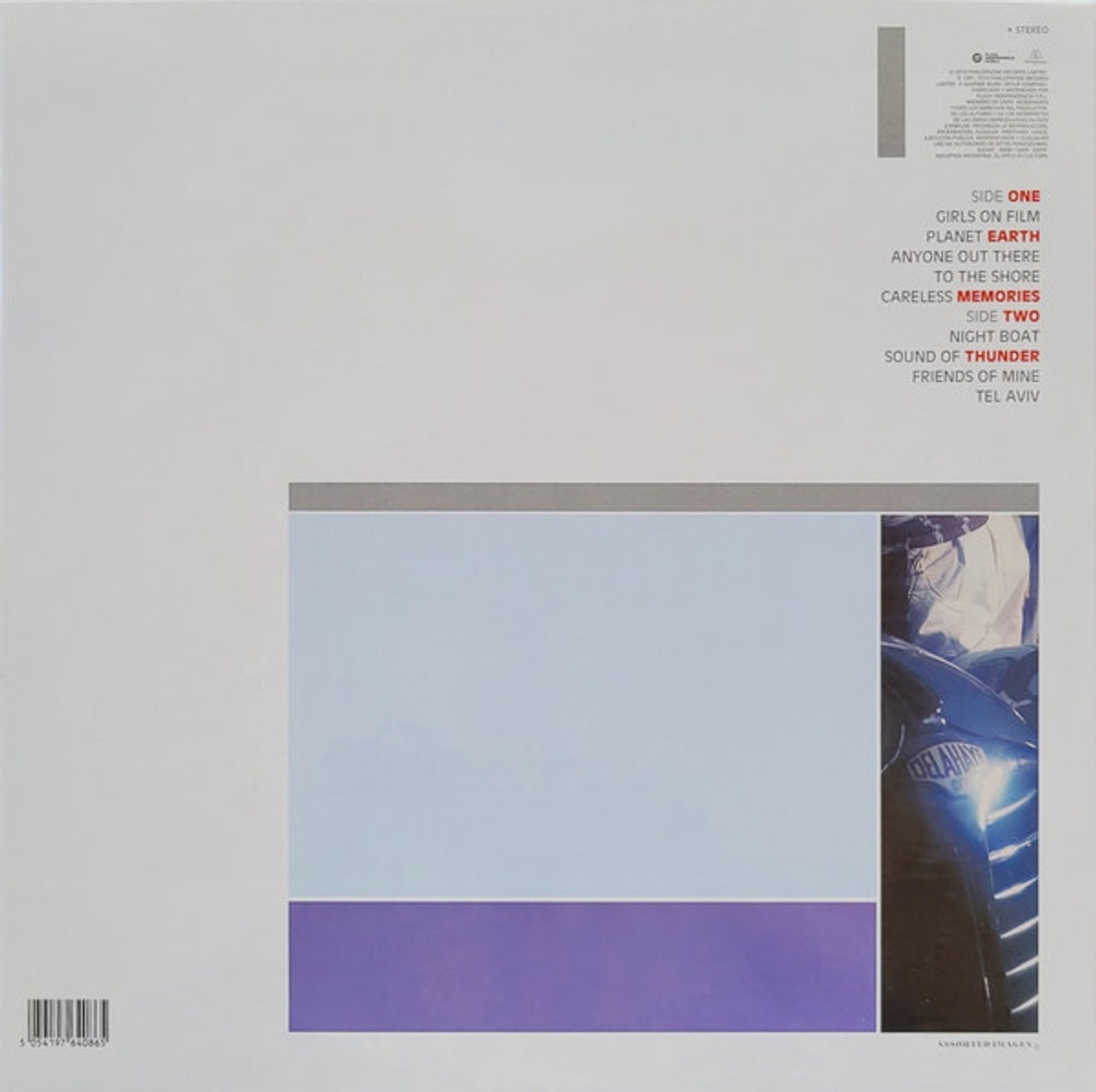 Back Cover: Duran Duran – Duran Duran (2010 Remaster, Remastered LP Vinyl) Vinyl LP | Relix