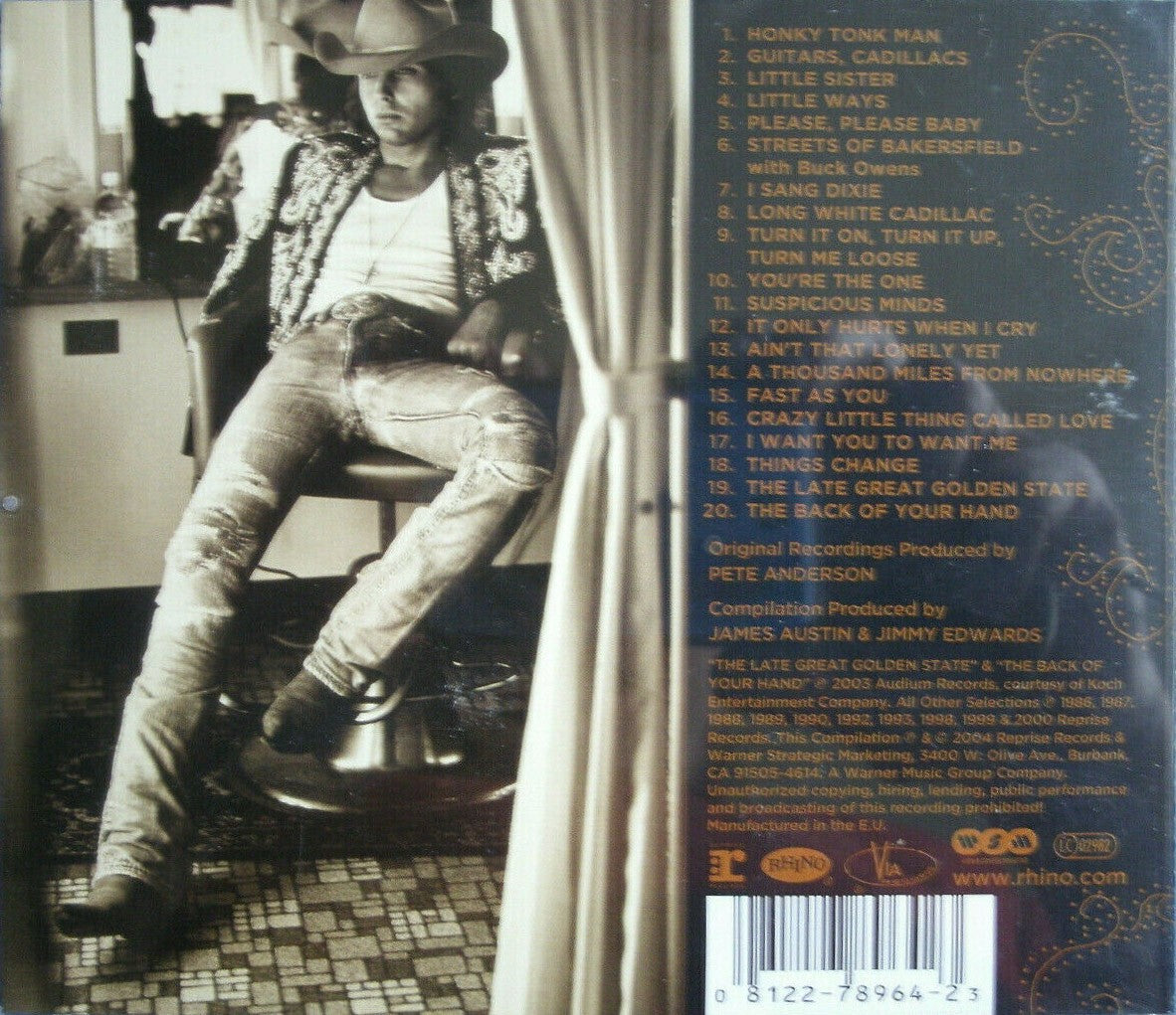 Back Cover: Dwight Yoakam – The Very Best Of Dwight Yoakam CD | Relix