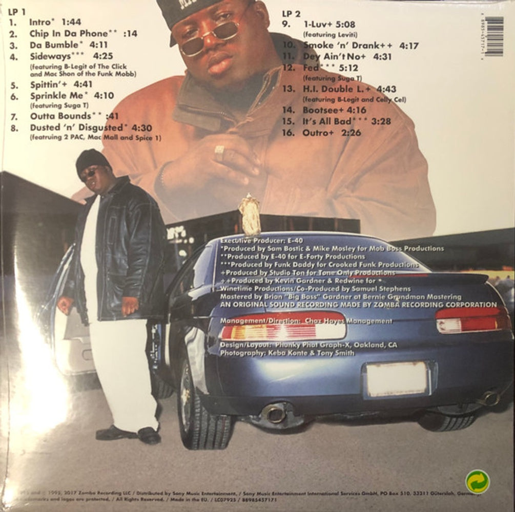 Back Cover: E-40 – In A Major Way Vinyl LP | Relix