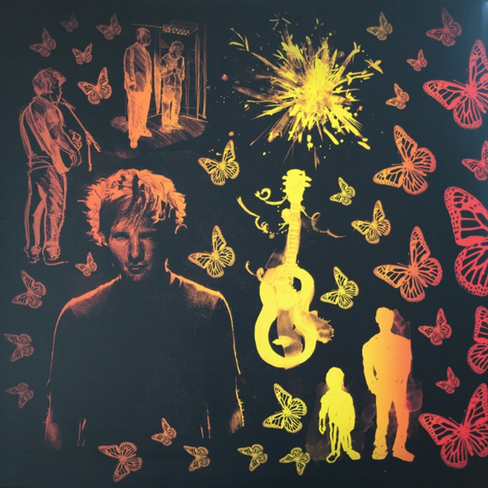Back Cover: Ed Sheeran – +-=%X (Tour Collection, Blue, Colored LP Vinyl) Vinyl LP | Relix