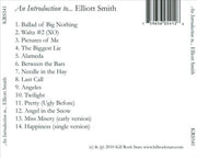 Back Cover: Elliott Smith – An Introduction To Elliott Smith CD | Relix